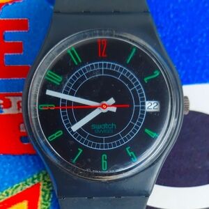 Swatch Watch RITZ GA400 1986 Standard Gents Rare Swiss Made Quartz